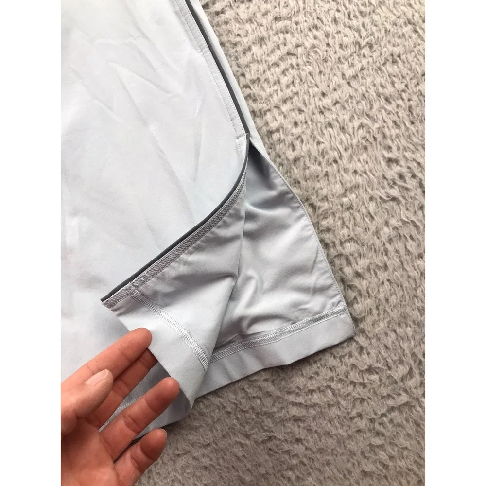 Lululemon Court Rival Wide-Leg Track‎ Pants Womens 8 (30x32) Starch Blue *Flaws
